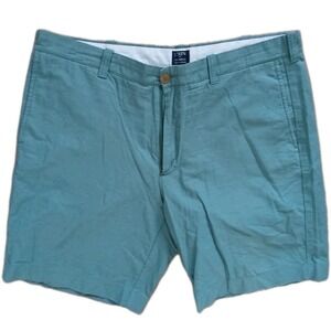J. Crew Gramercy Bermuda Chino Shorts 38w Teal Green 9" Cotton New
